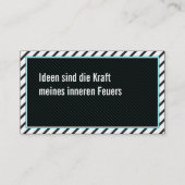 Ideegever visitekaartje (Achterkant)