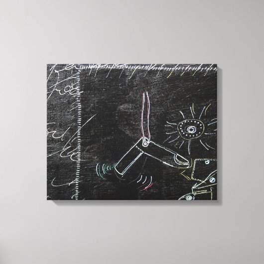 Idees Blanches & Tableaux Noirs 1 in4pieces Canvas Afdruk (Voorkant)