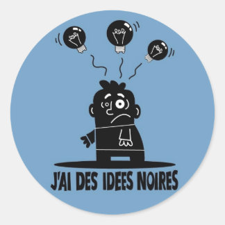 IdeesNoires Ronde Sticker