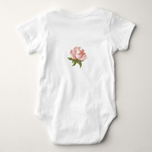 *~*Identicale Baby T-Shirt Baby-Roos met twee zuss (Achterkant)