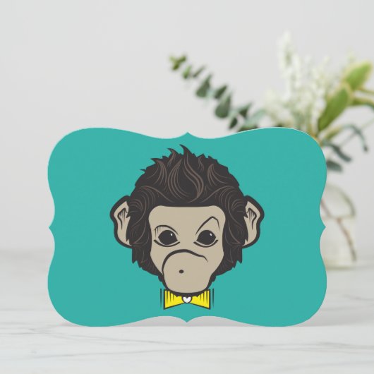 identieke aap kaart (Staand voorkant)