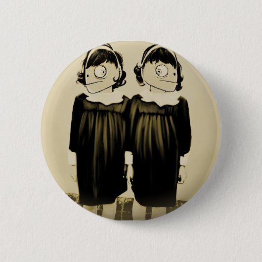 IDENTIEKE KLON RONDE BUTTON 5,7 CM (Voorkant)