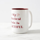 ***IDENTIEKE TWIN** IS MOOIE MOK W/ HARTEN (Voorkant rechts)