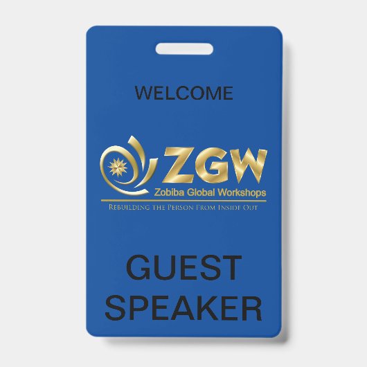 Identificatie Badge (Voorzijde)