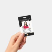 Identificatie bedrijfs werknemers balie code Logo  Badge (Handheld)