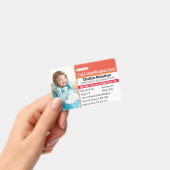 Identificatie foto kind Noodallergie Badge (Handheld)