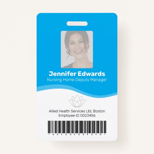 Identificatie-ID voor de belangrijkste gezondheids Badge (Voorkant)