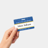 Identificatie klassenreünie-herinnering badge (Handheld)