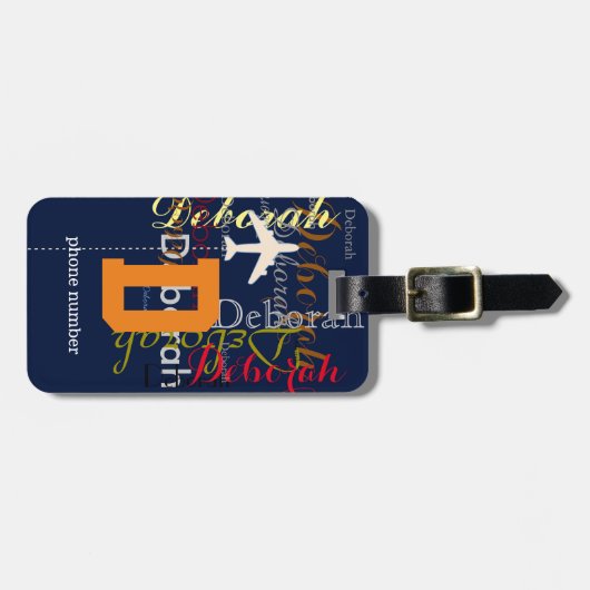 identificatie van bagage bagagelabel (Voorkant horizontaal)