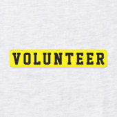 Identificatie van gebeurtenisvrijwilligers labels (Design 2)