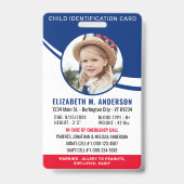 Identificatie van het kind Gepersonaliseerde moder Badge (Voorzijde)