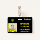 Identificatie van het personeel dat de ogen vangt badge (Achterkant met clip)