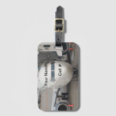 Identificatie van het vliegtuig bagagelabel (Voorkant (verticaal))