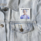 Identificatie van Medische Professionals  Vierkante Button 5,1 Cm (In situ)