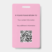 Identificatiebadge Notaris Leningondertekeningsage Badge (Achterkant)