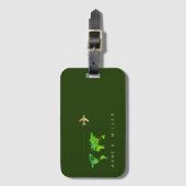 Identificatiecode reisbagage bagagelabel (Voorkant (verticaal))