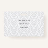 Identificatiecode voor grijswitte foto's badge (Achterkant)