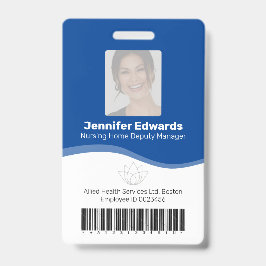 Identificatiefoto-ID voor essentiële gezondheidswe Badge