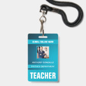Identificatiekaart Badge voor Docenten (Voorzijde met lanyard)