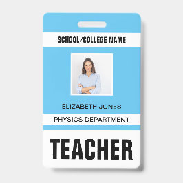 Identificatiekaart badge voor docenten