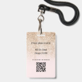 Identificatiekaart Badge voor Leraren (Achterkant met lanyard)