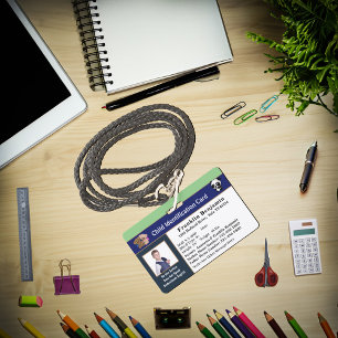 Identificatiekaarten Kinderen Foto Op Maat Badge