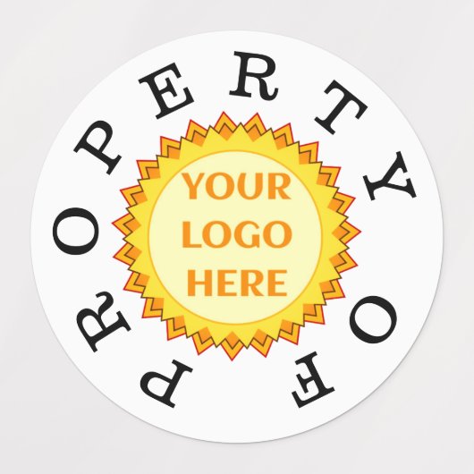 Identificatielabels bedrijfseigenschappen labels (Design 2)