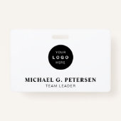 Identificatienaam bedrijfsnaam logo badge (Voorkant)