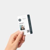 Identificatienummer bedrijf werknemer aangepaste Q Badge (Handheld)