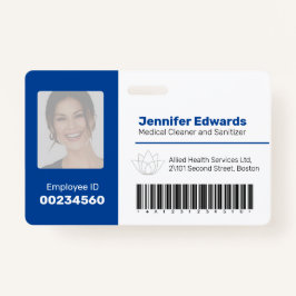 Identificatienummer werknemer ID streepjescode fot Badge