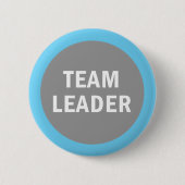 Identificatiesymbool teamleider ronde button 5,7 cm (Voorkant)