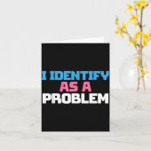 Identificeer Als Een Probleem Funny Sarcastische Q Kaart (Gele Bloem)