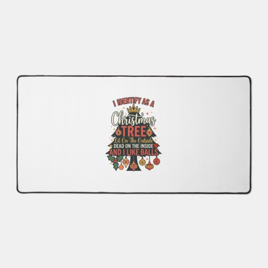Identificeer Als Kerstboom Kroonballen Bureaumat (Voorkant)