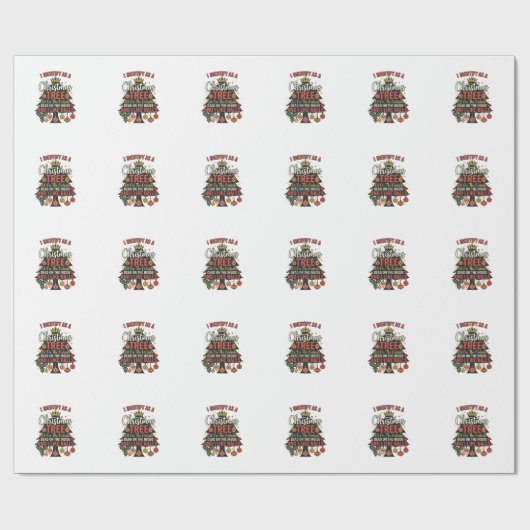 Identificeer Als Kerstboom Kroonballen Cadeaupapier (Vlak)
