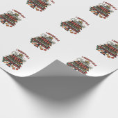Identificeer Als Kerstboom Kroonballen Cadeaupapier (Hoek)