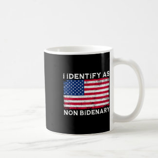 Identificeer als niet Bidenary Patriot Amerikaanse Koffiemok