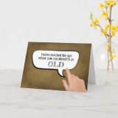 Identificeer als oud in spraakballon  kaart (Gele Bloem)