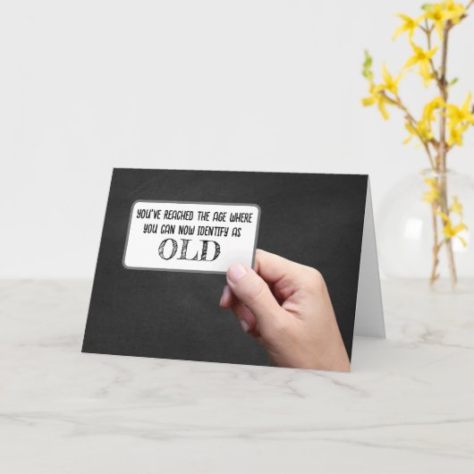 Identificeer als ouderlijk teken met hand kaart (Gele Bloem)