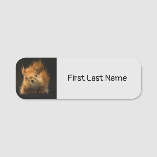 Identificeer de tag Rode eekhoorn (Voorkant)