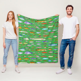 Identificeer Die Vis Sportvisserij Soorten Fleece Deken