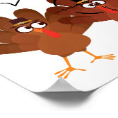 Identificeer enkel als Koe u zult fijne Thanksgivi Poster (Hoek)