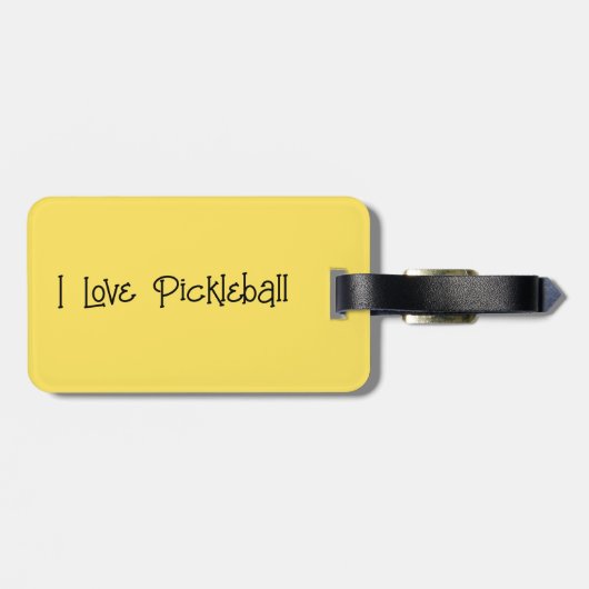 Identificeer je Pickleball tas Bagagelabel (Achterkant horizontaal)