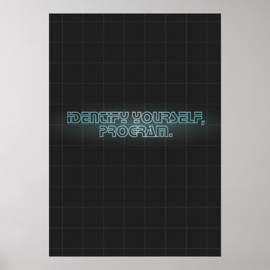 Identificeer uzelf Poster/Print Poster (Voorkant)