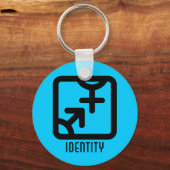Identiteit: beide lichte Sleutelhanger (Voorkant)