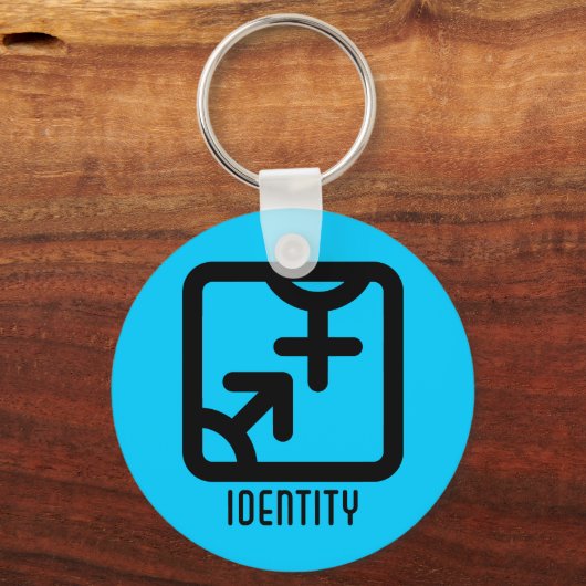 Identiteit: beide lichte Sleutelhanger (Voorkant)