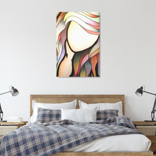 Identiteit Canvas Afdruk (Insitu (Slaapkamer))