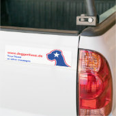Identiteit fokker van Great Danes Bumpersticker (Op Truck)