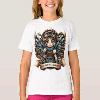 Identiteit is Kunst – Steampunk Vleugels Sticker" T-shirt