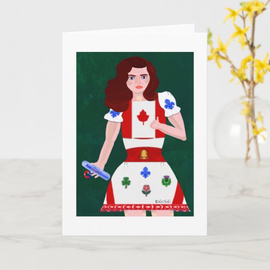 Identiteit LeeMarie's creatieve ontwerp Kaart (Gele Bloem)