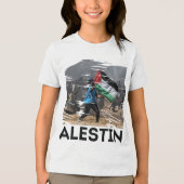 Identiteit, strijd en vrijheid Tri-Blend shirt (Voorkant)